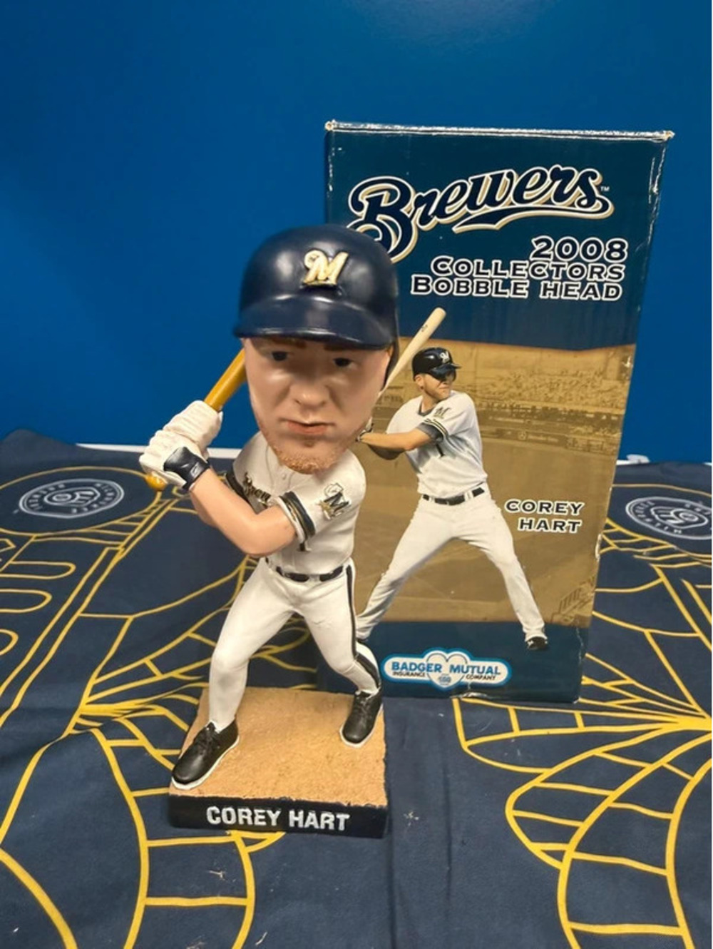 Milwaukee Brewers Corey Hart 08’ Bobblehead SGA w/ Box – Excellent Condition
